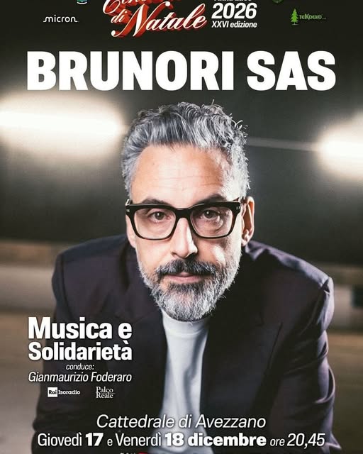 Locandina di Concerto di Natale 2026 - Brunori Sas