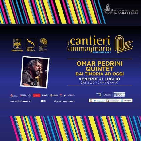 Locandina di Omar Pedrini Quintet - Dai timori ad oggi