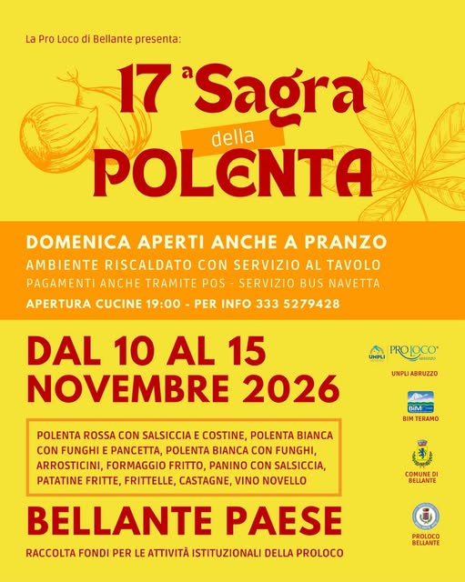 Locandina di 17° Sagra della Polenta