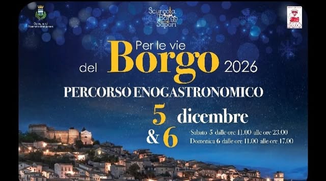Locandina di Per le vie del Borgo 2026