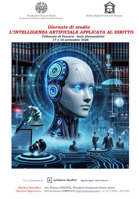 Locandina di L'INTELLIGENZA ARTIFICIALE APPLICATA AL DIRITTO