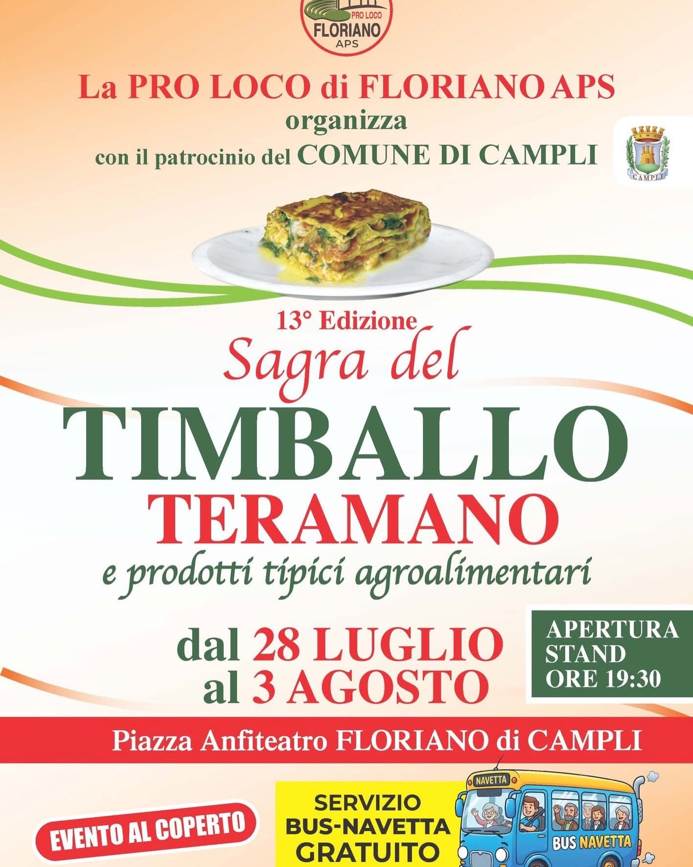 Locandina di 13° Sagra del Timballo Teramano
