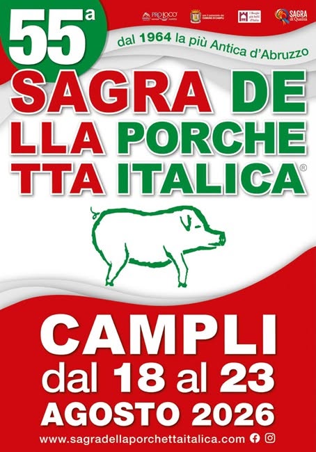 Locandina di Sagra della Porchetta Italica di Campli